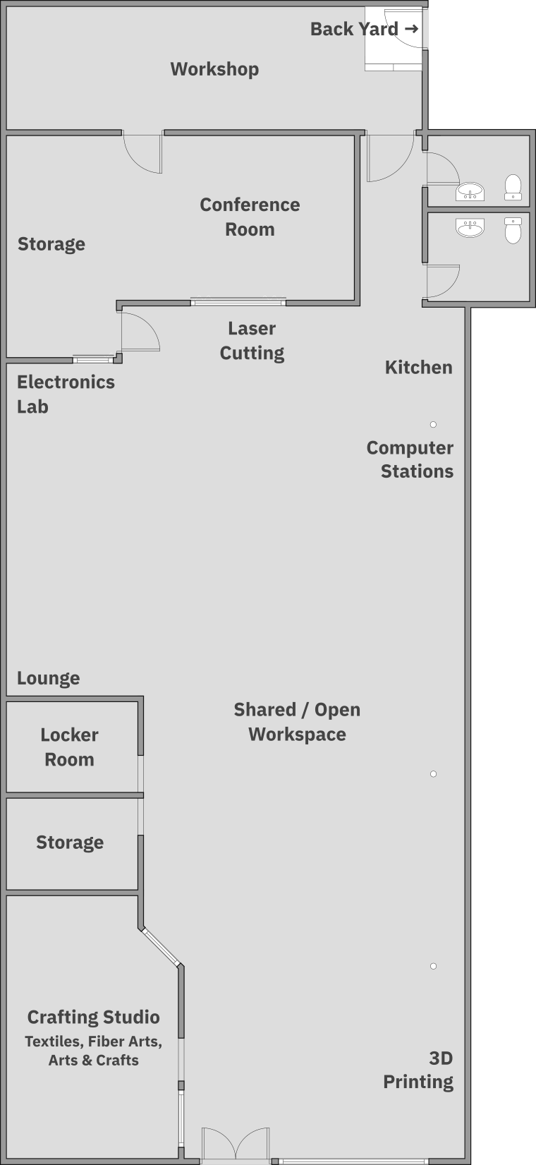 Image of the Root Access floorplan.